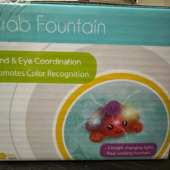 New Infant Bath Toy - Crab Fountain - Picture 3 of 3
